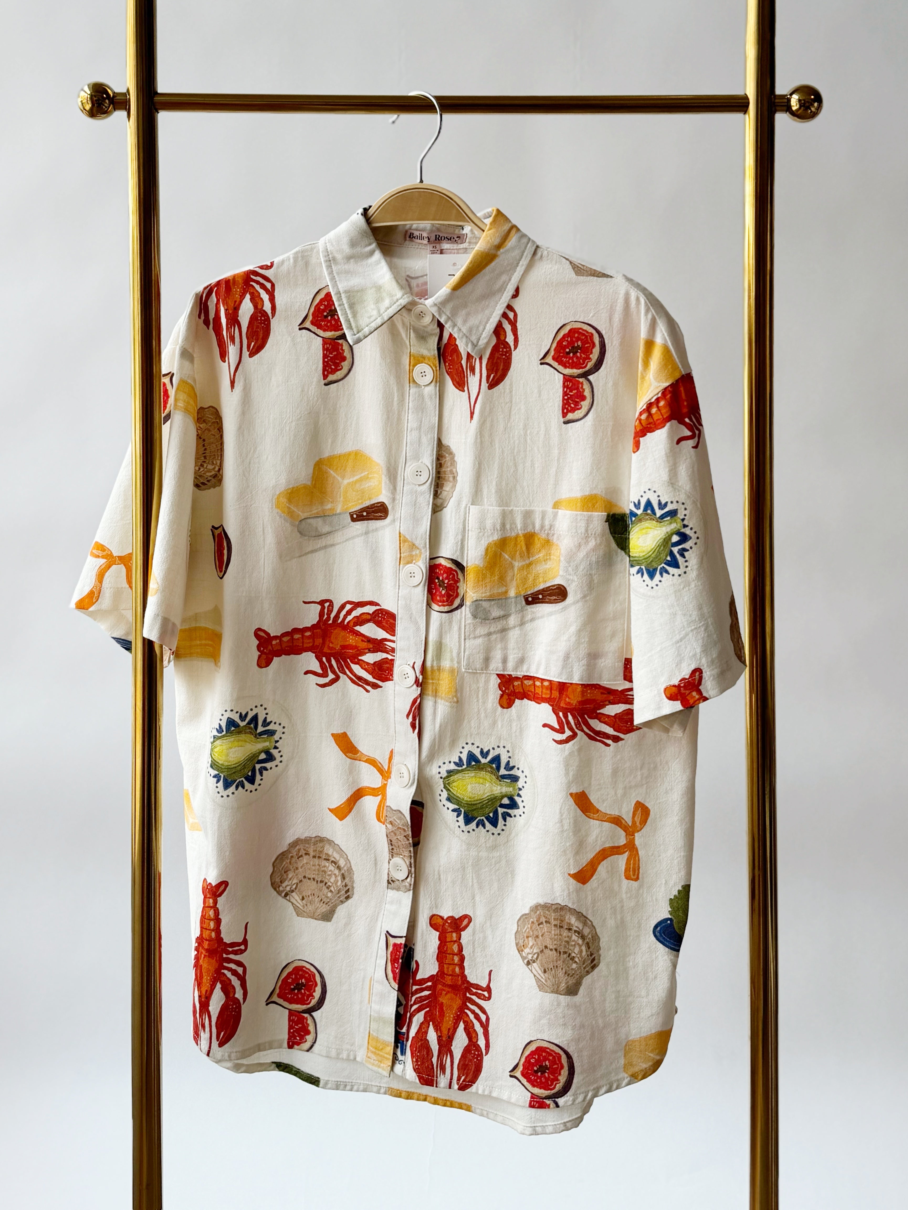 Bon Appetit Button Up