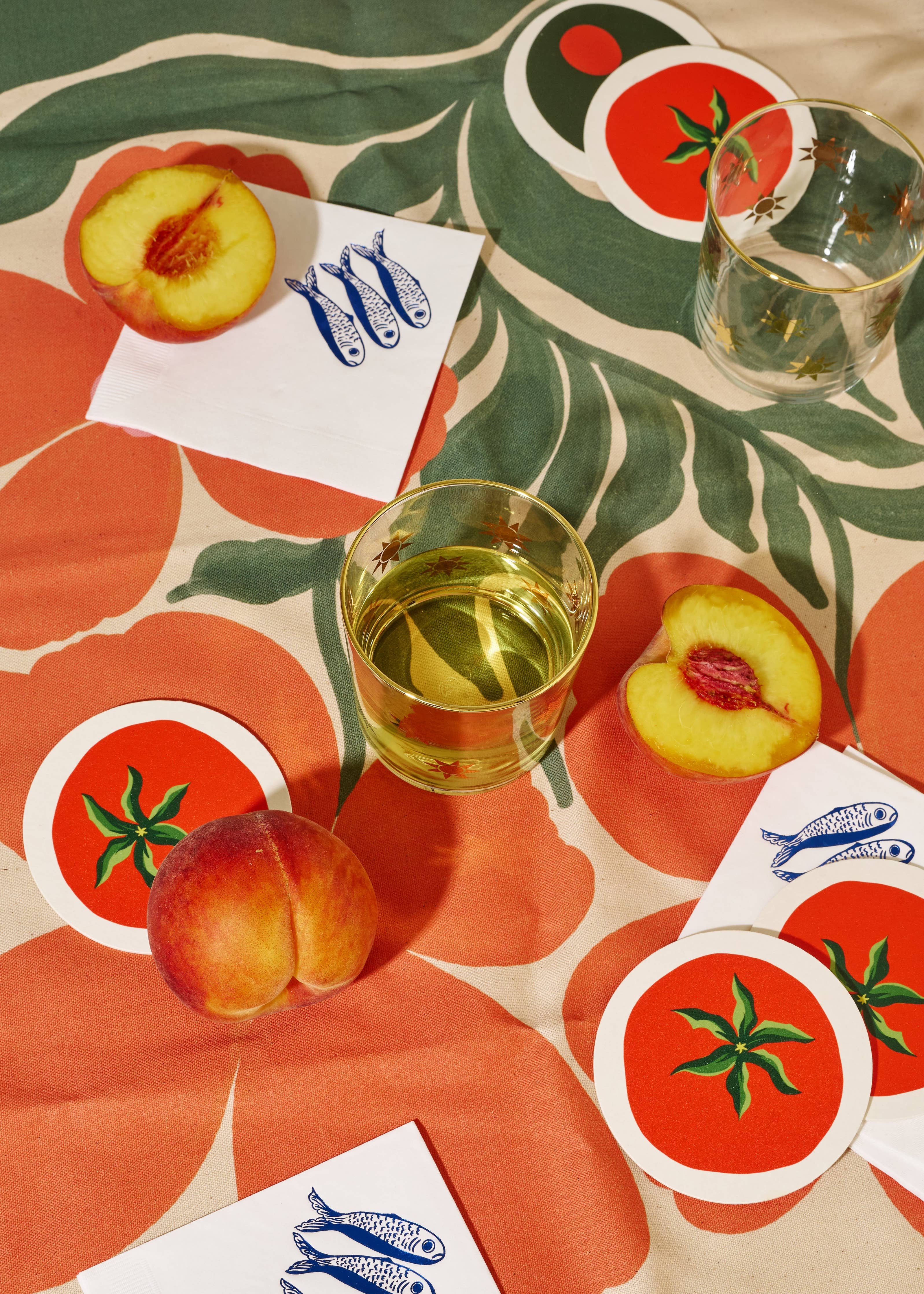 Tomato Coasters - Set of Four