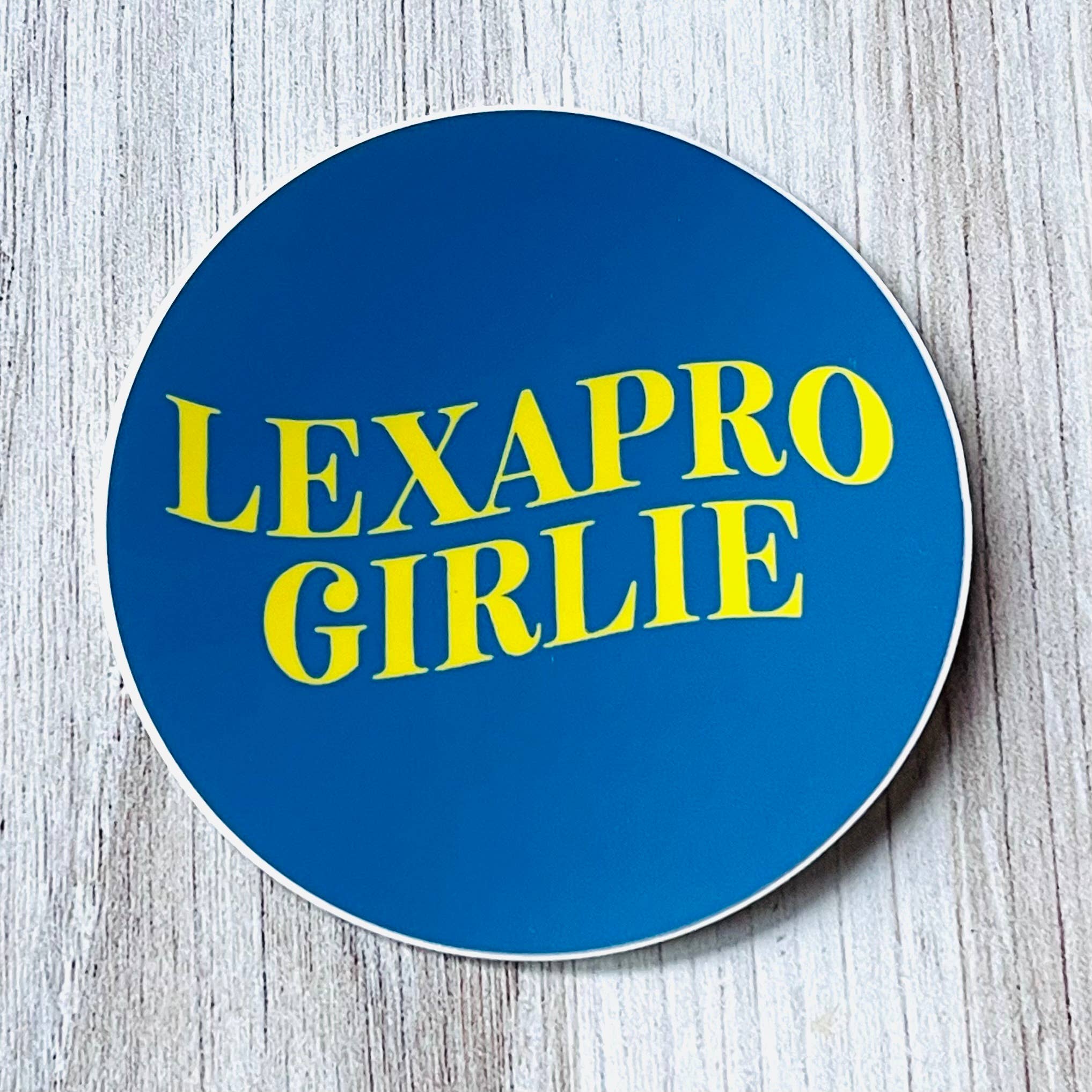 Lexapro Girlie Sticker