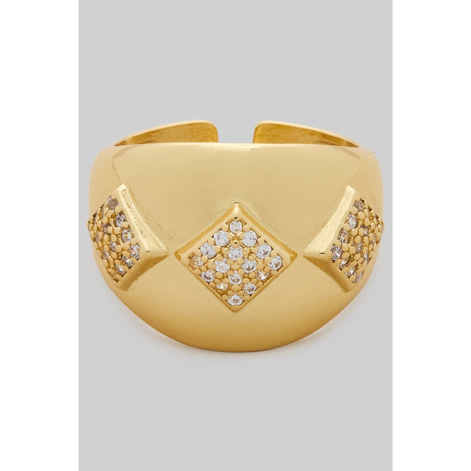 Geo CZ Statement Ring