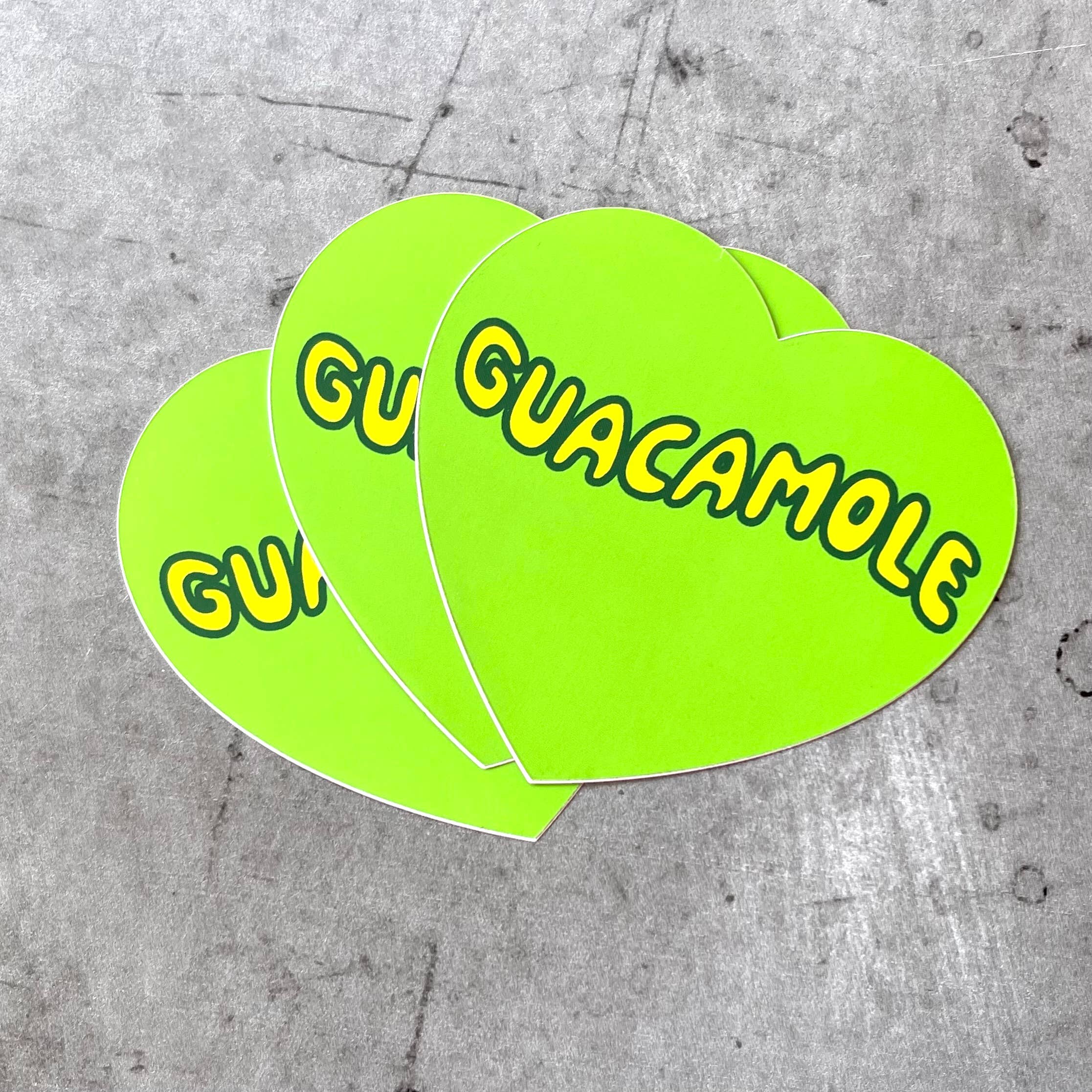 Guacamole Heart Sticker