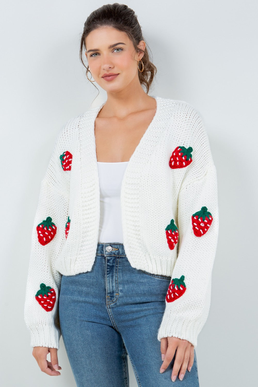 Strawberry Cardigan