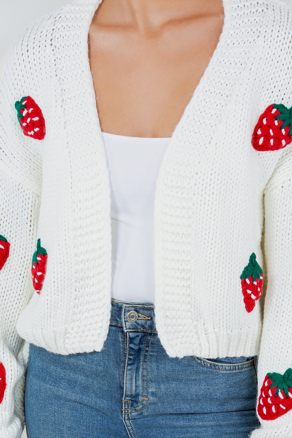 Strawberry Cardigan