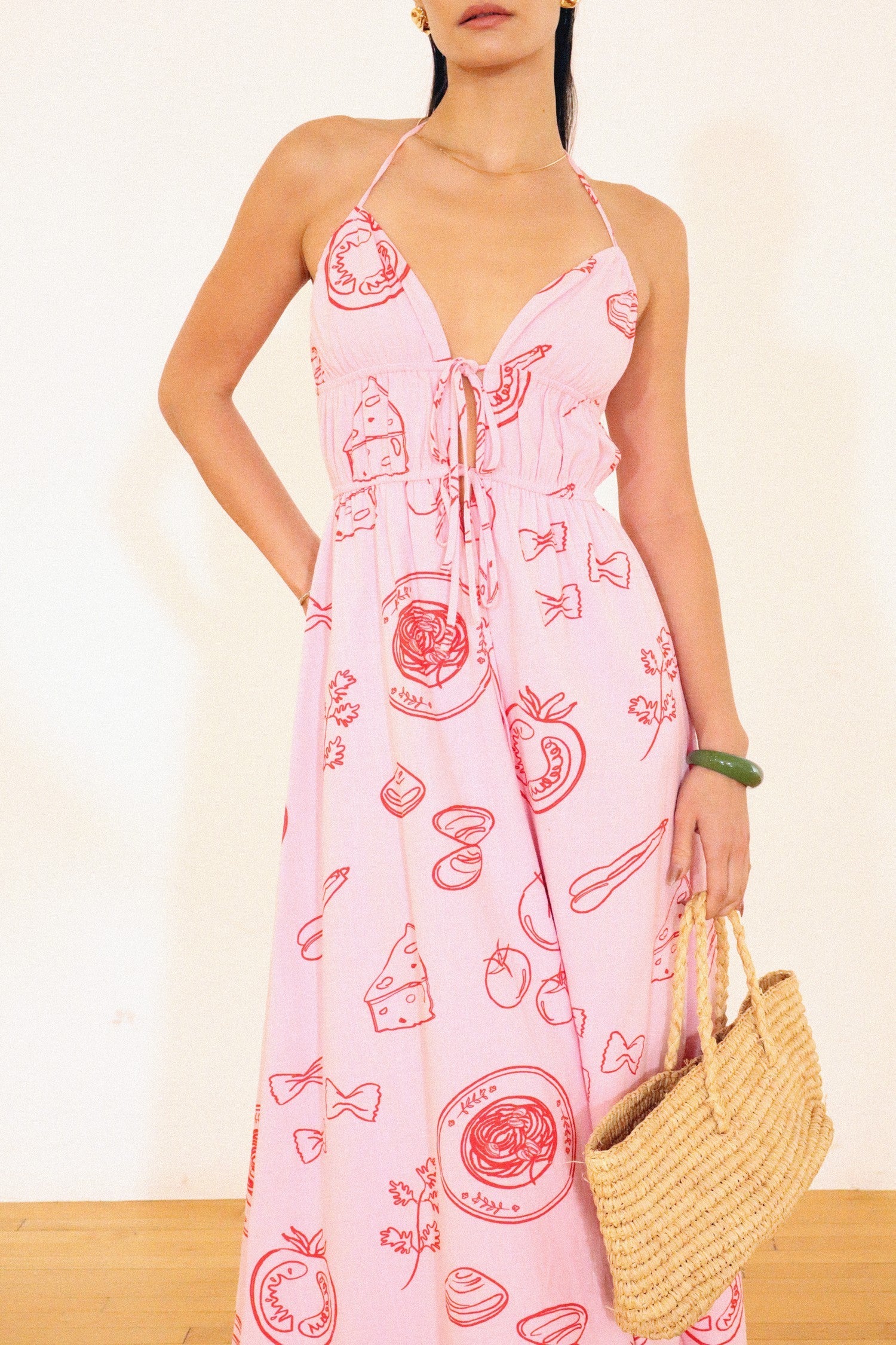 Pink Pasta Dress