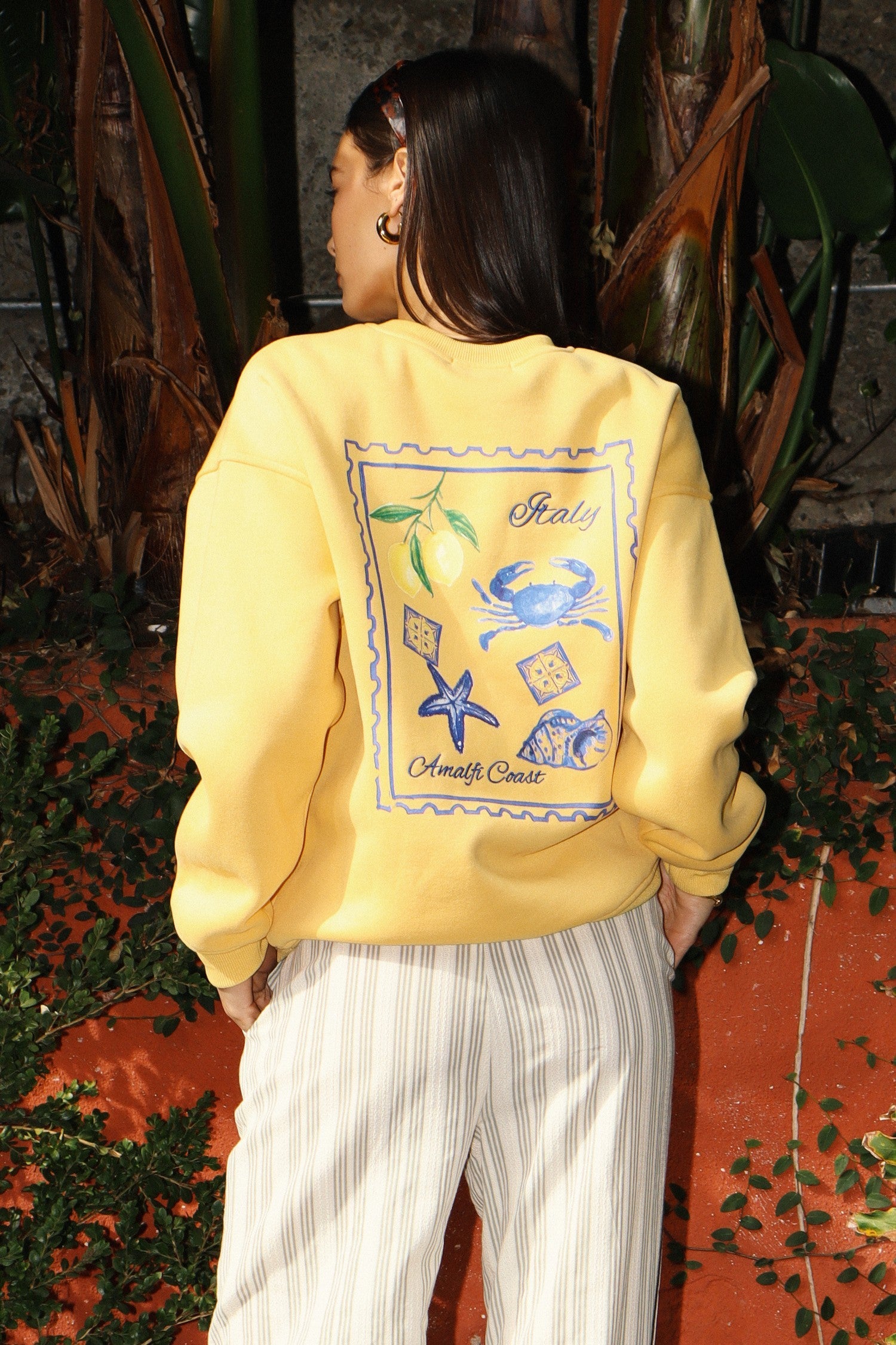 Amalfi Coast Stamp Sweatshirt