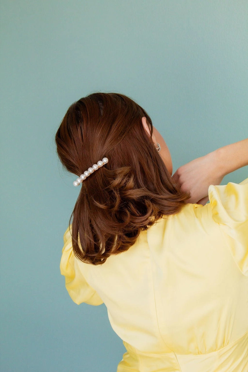 Classic Pearl Barrette - Proper