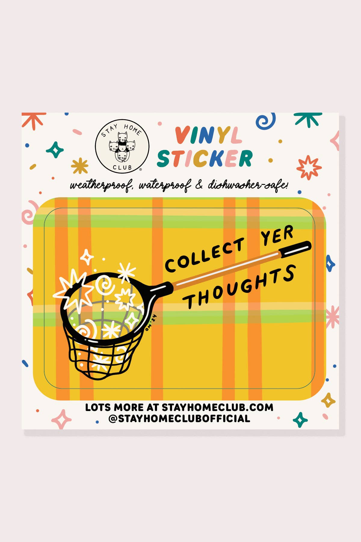 Collect Yer Thoughts Vinyl Sticker