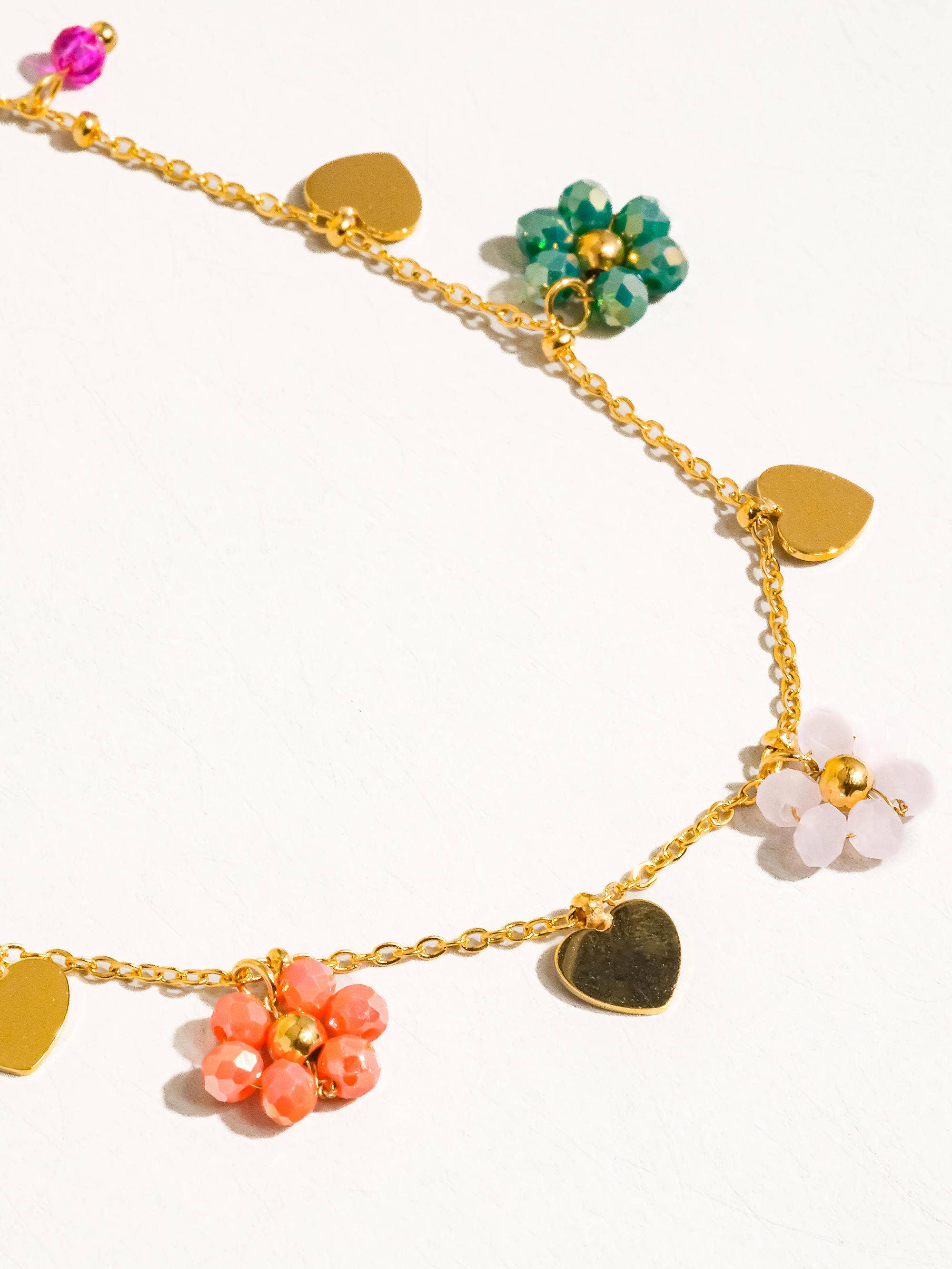 Melvin Flower & Hearts Necklace