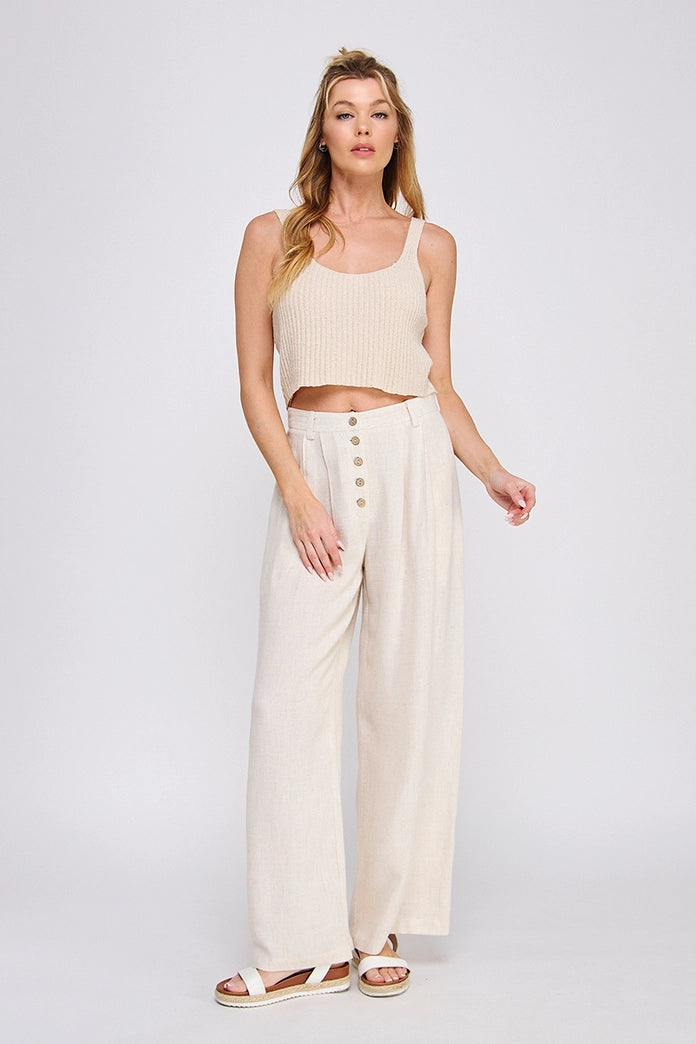 Thalassa Button Pants