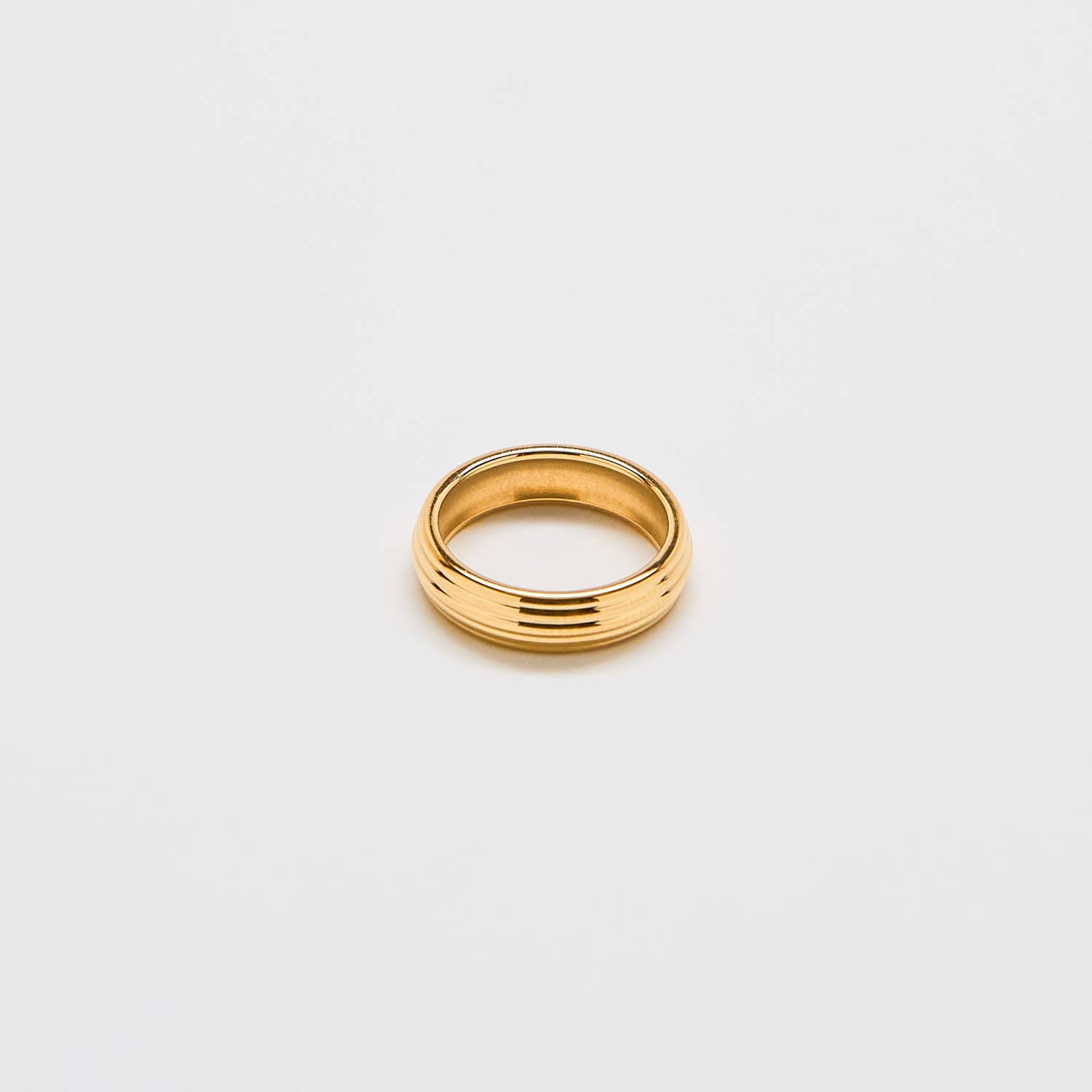 Gold Wide Layered Ring