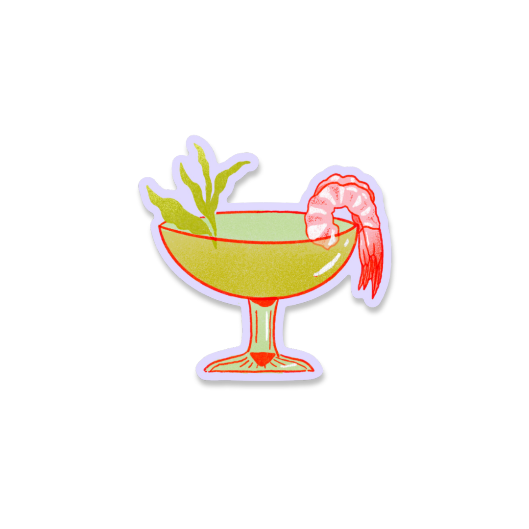 Shrimp Cocktail Sticker 