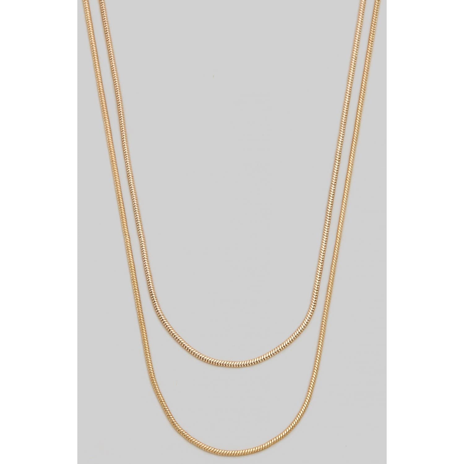 Layered Snake Chain Necklace