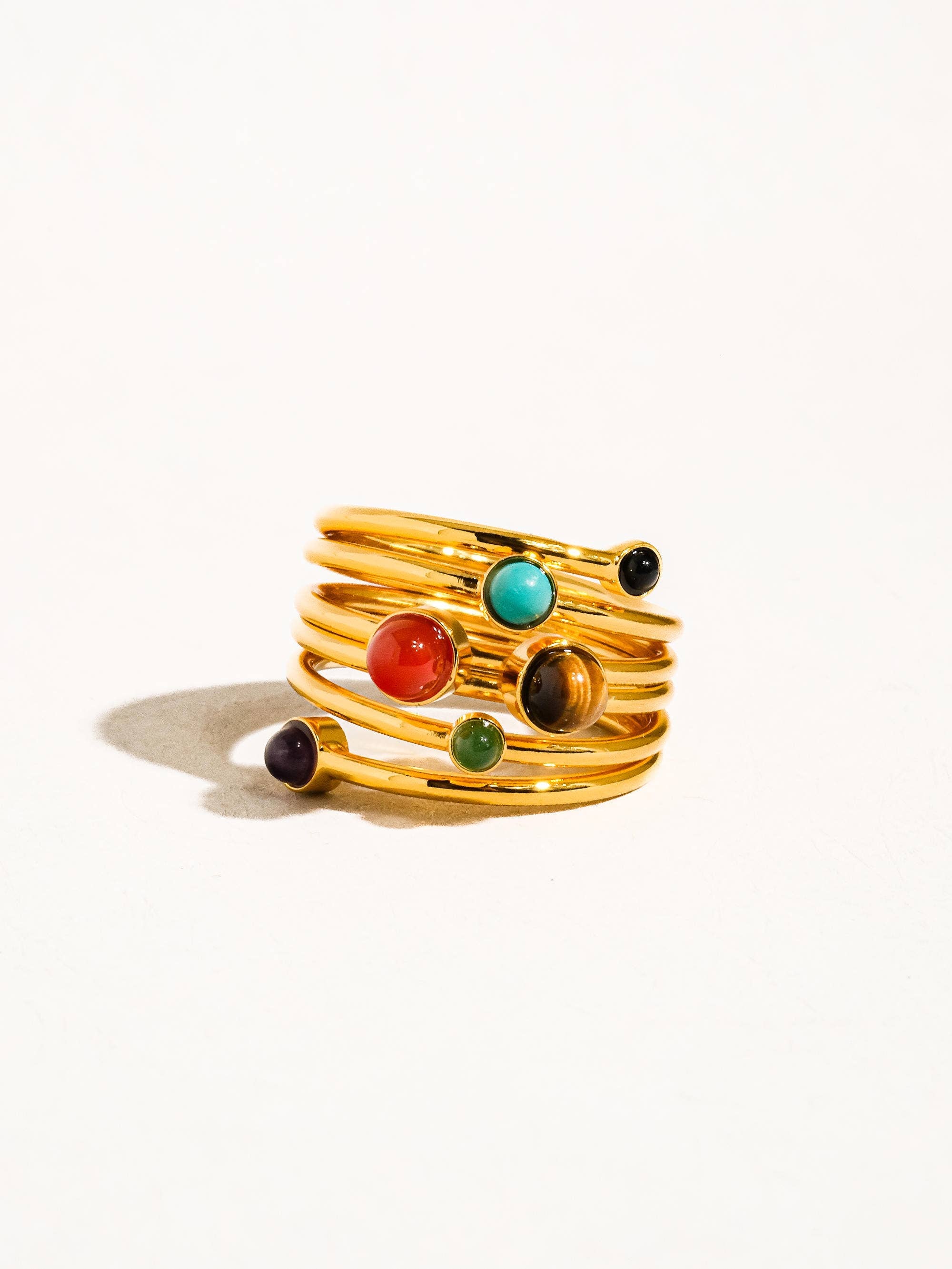 Teigan Stone Layered Ring