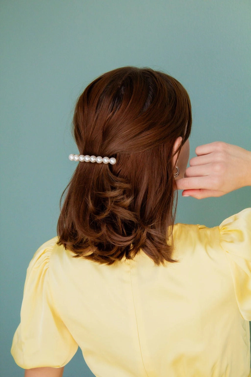 Classic Pearl Barrette - Proper