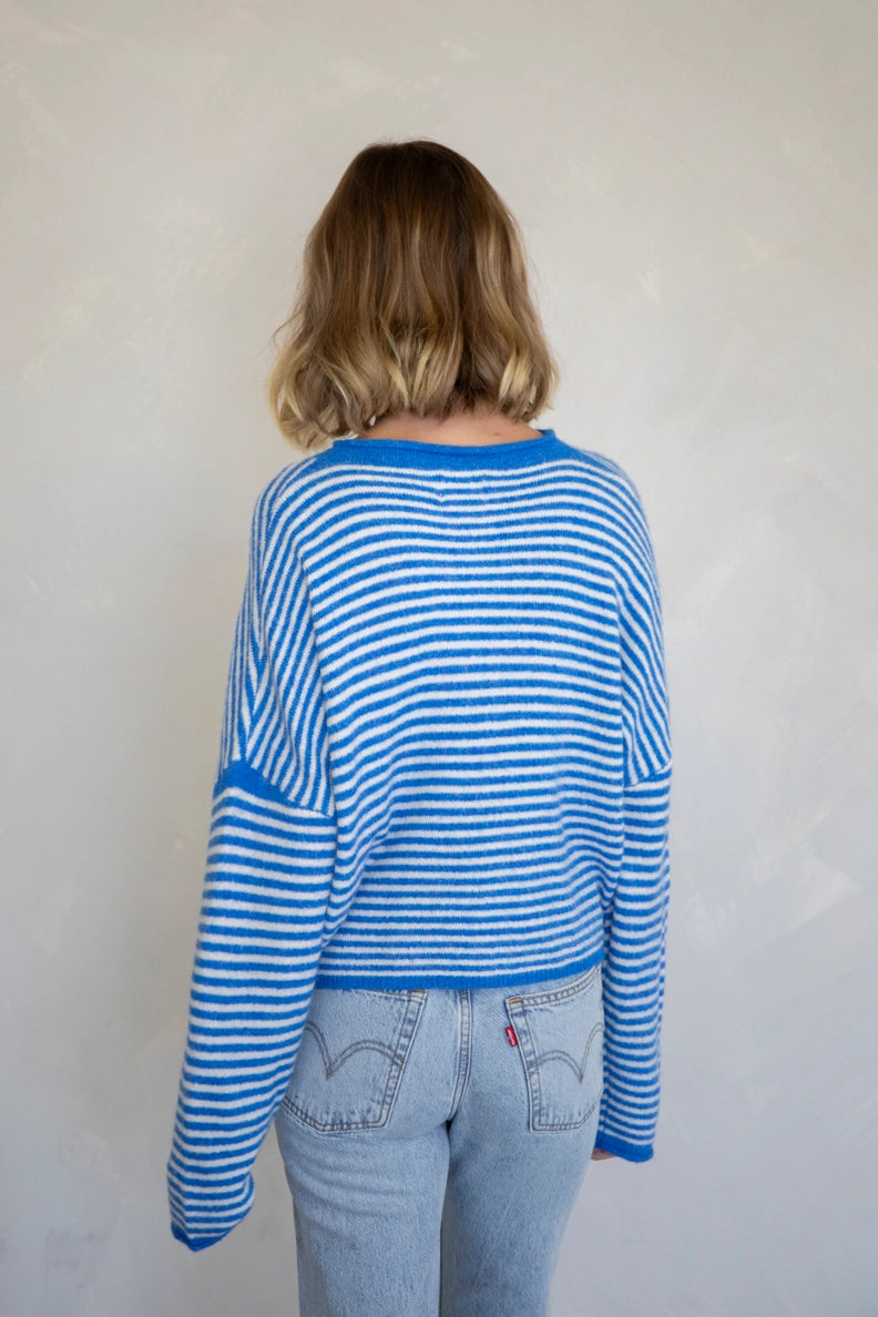 Mini Stripe Piper Cardigan