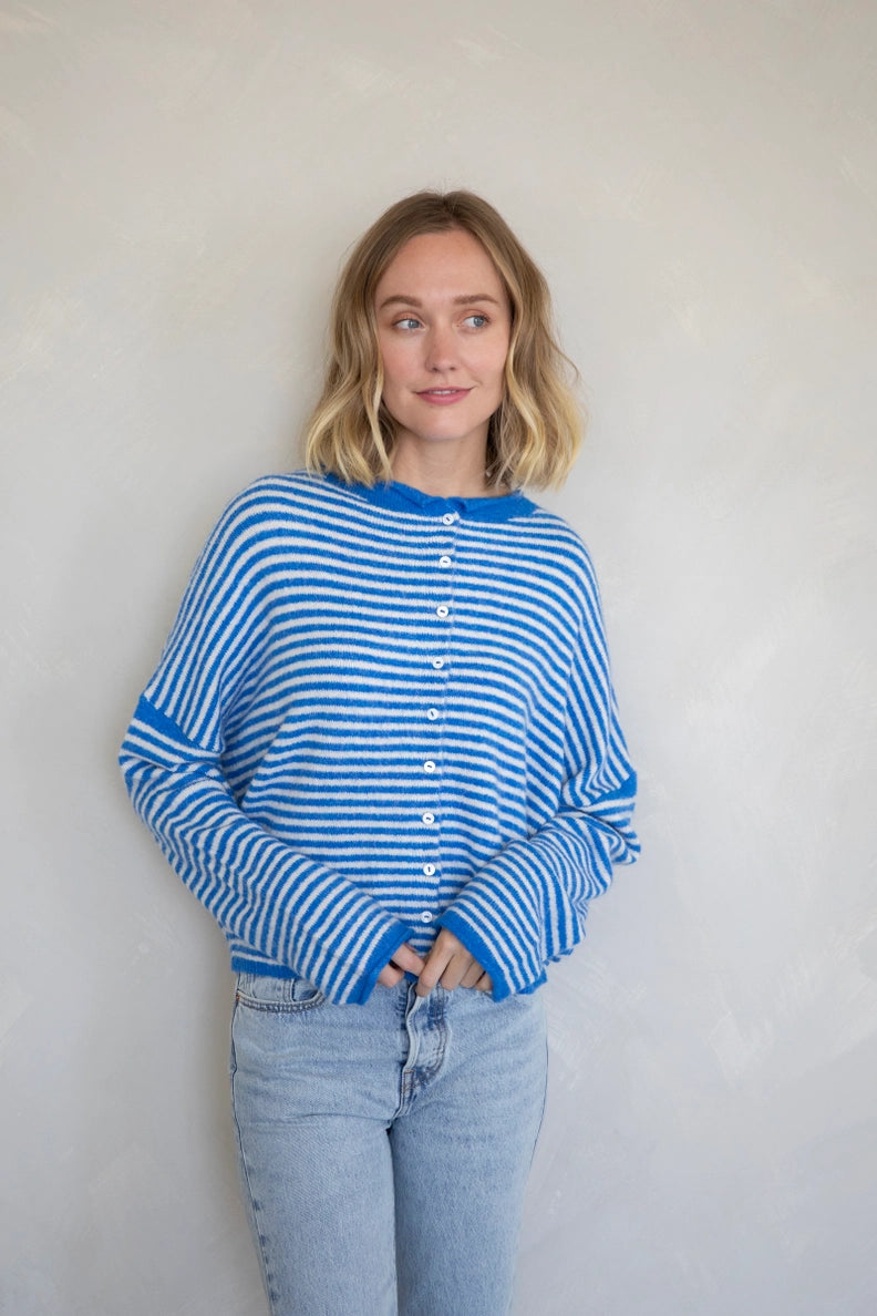 Mini Stripe Piper Cardigan