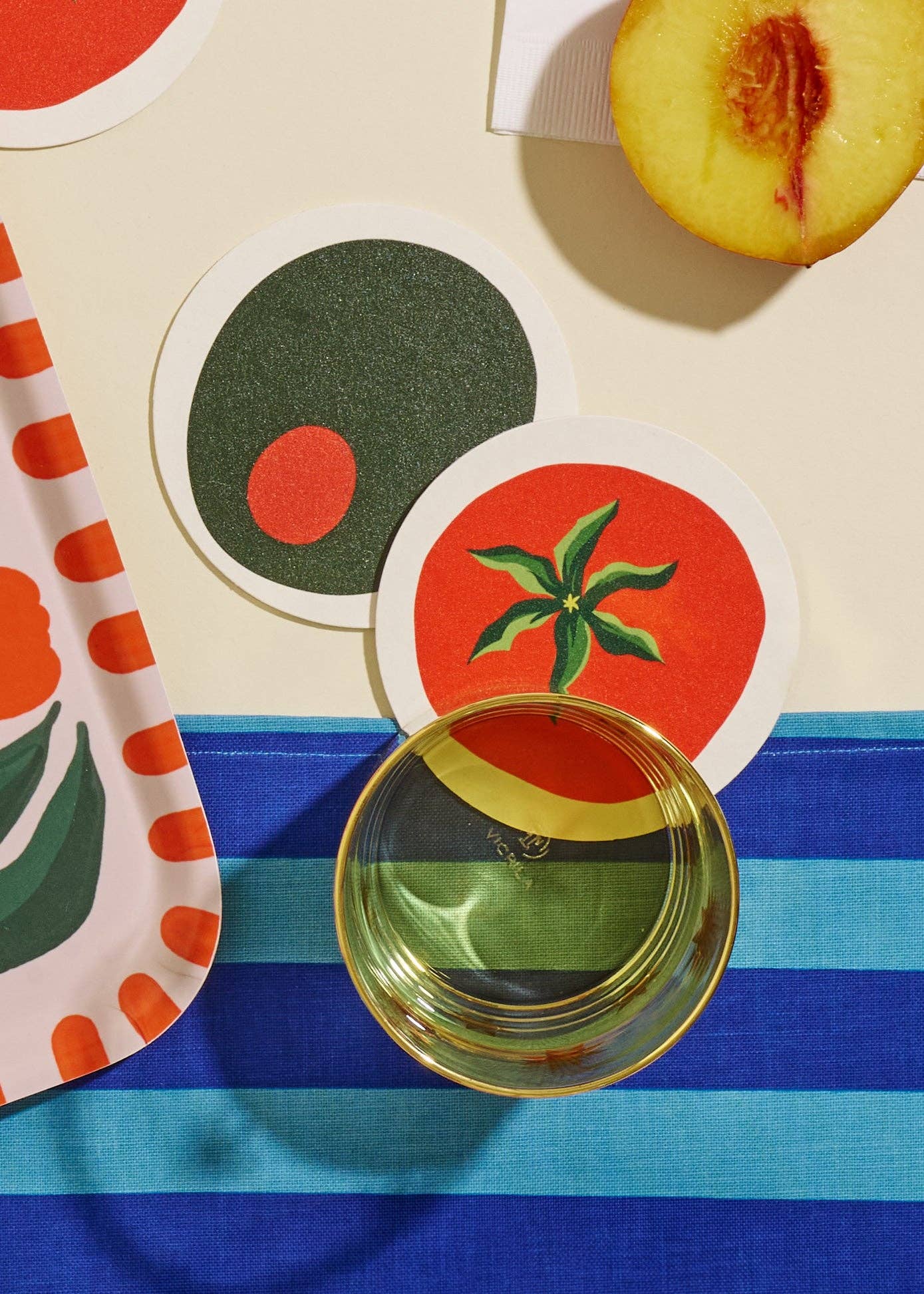 Tomato Coasters - Set of Four