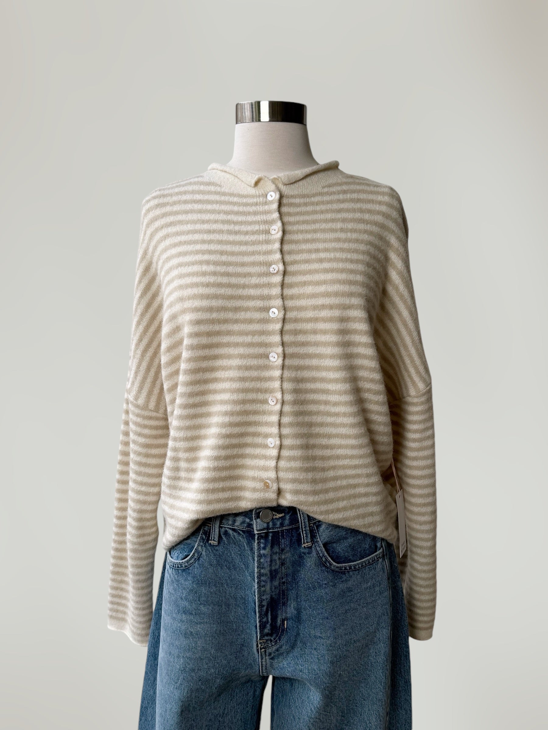 Mini Stripe Piper Cardigan