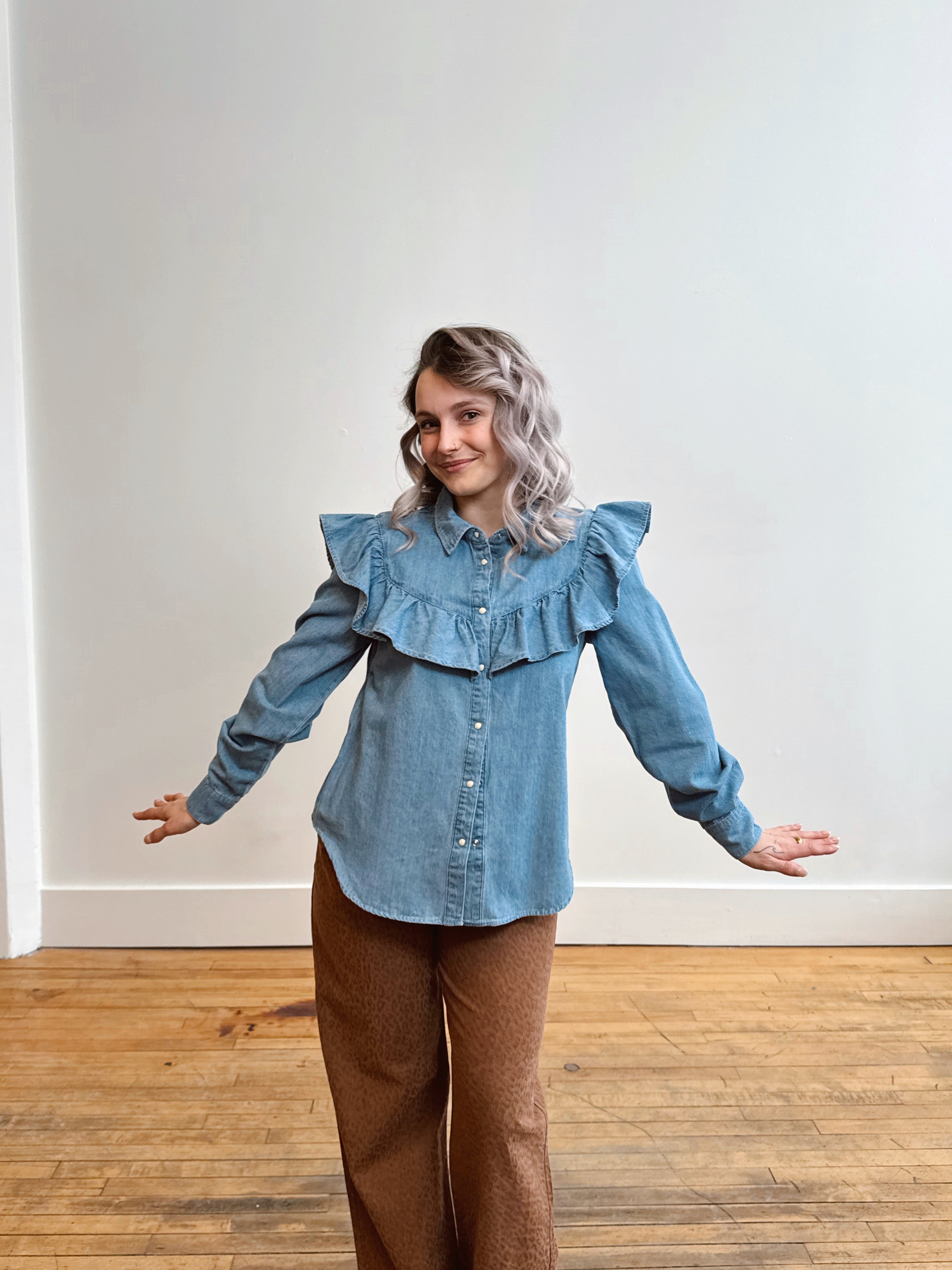 Muli Denim Top