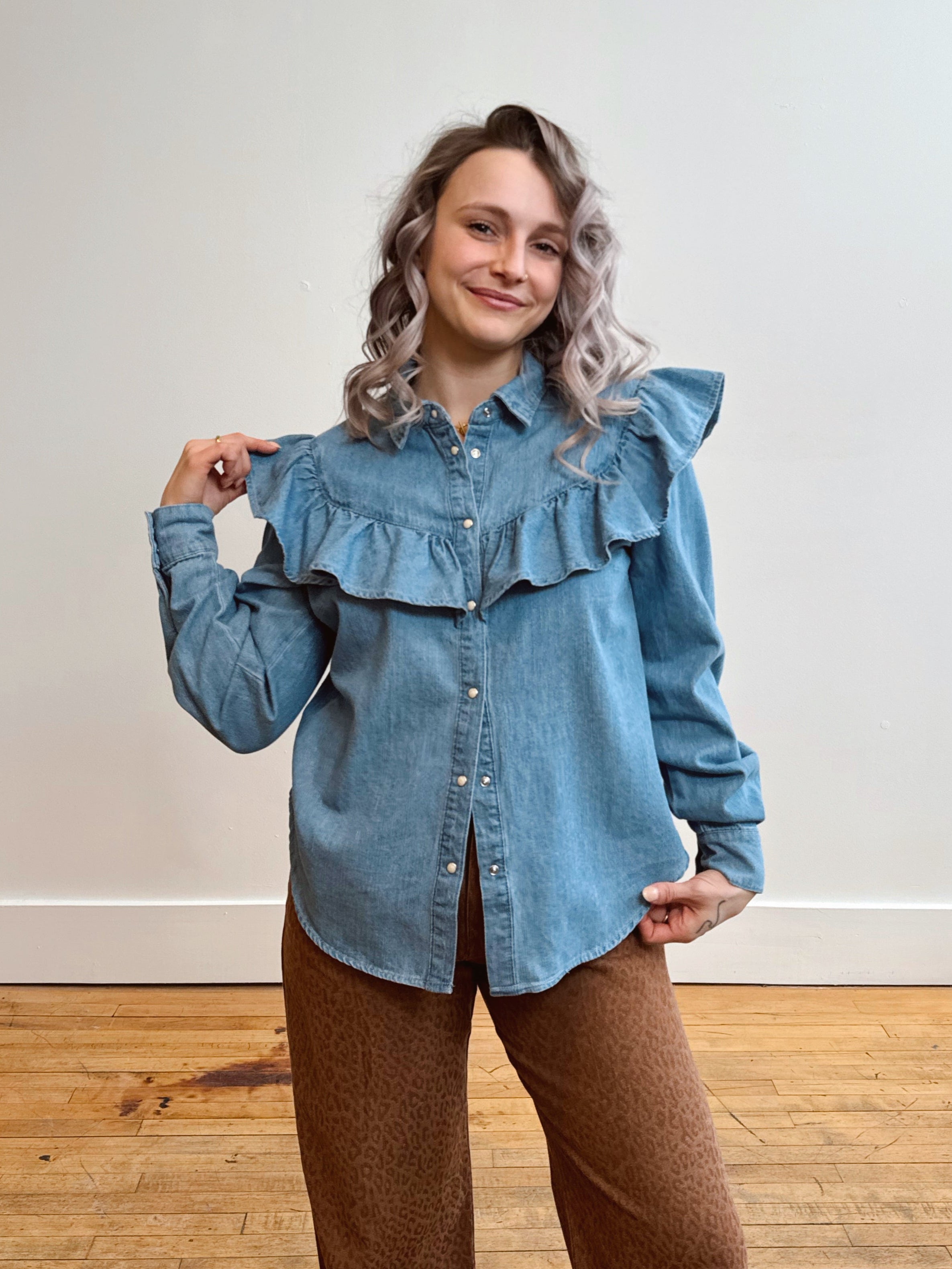 Muli Denim Top