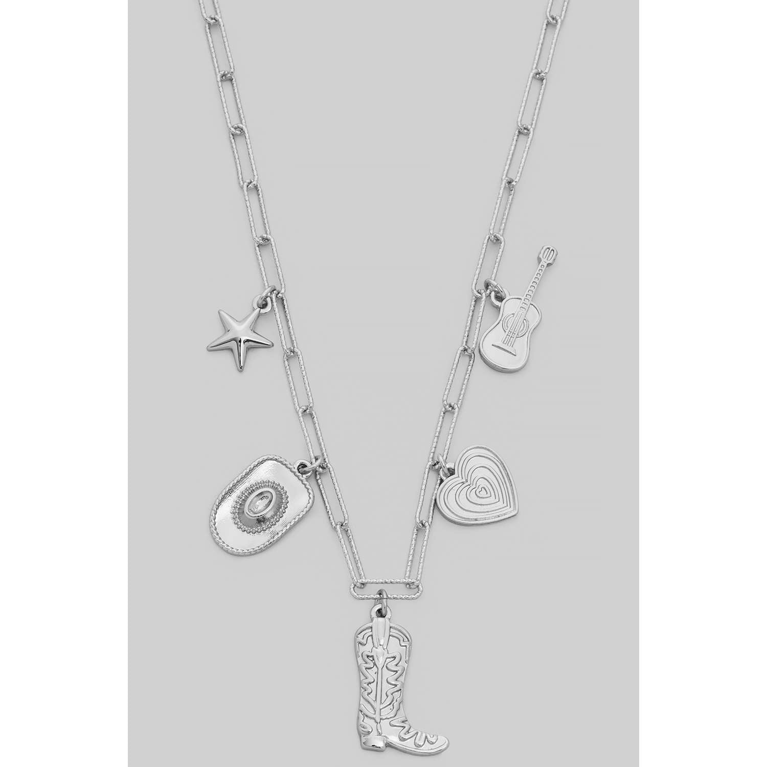 5 Charm Western Necklace