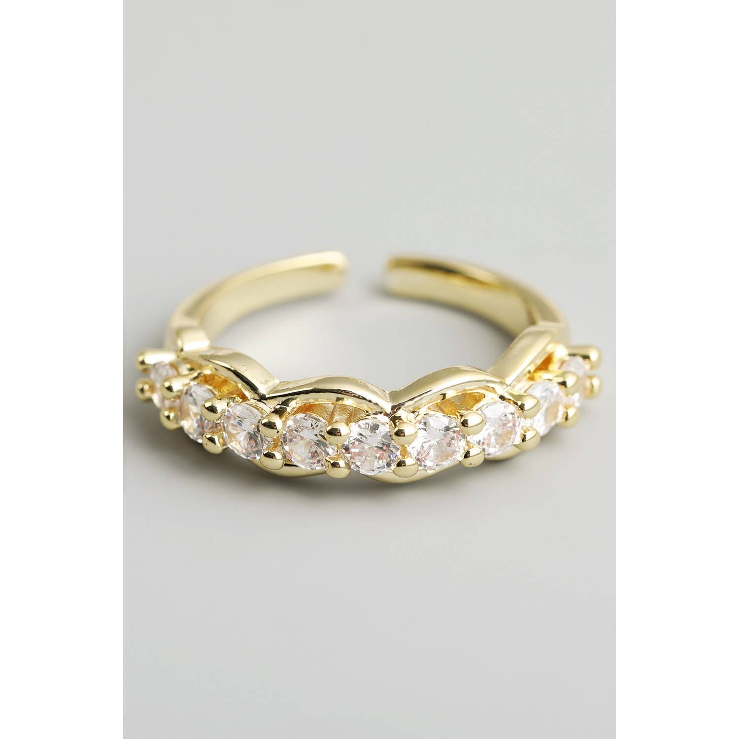 Chain CZ Ring