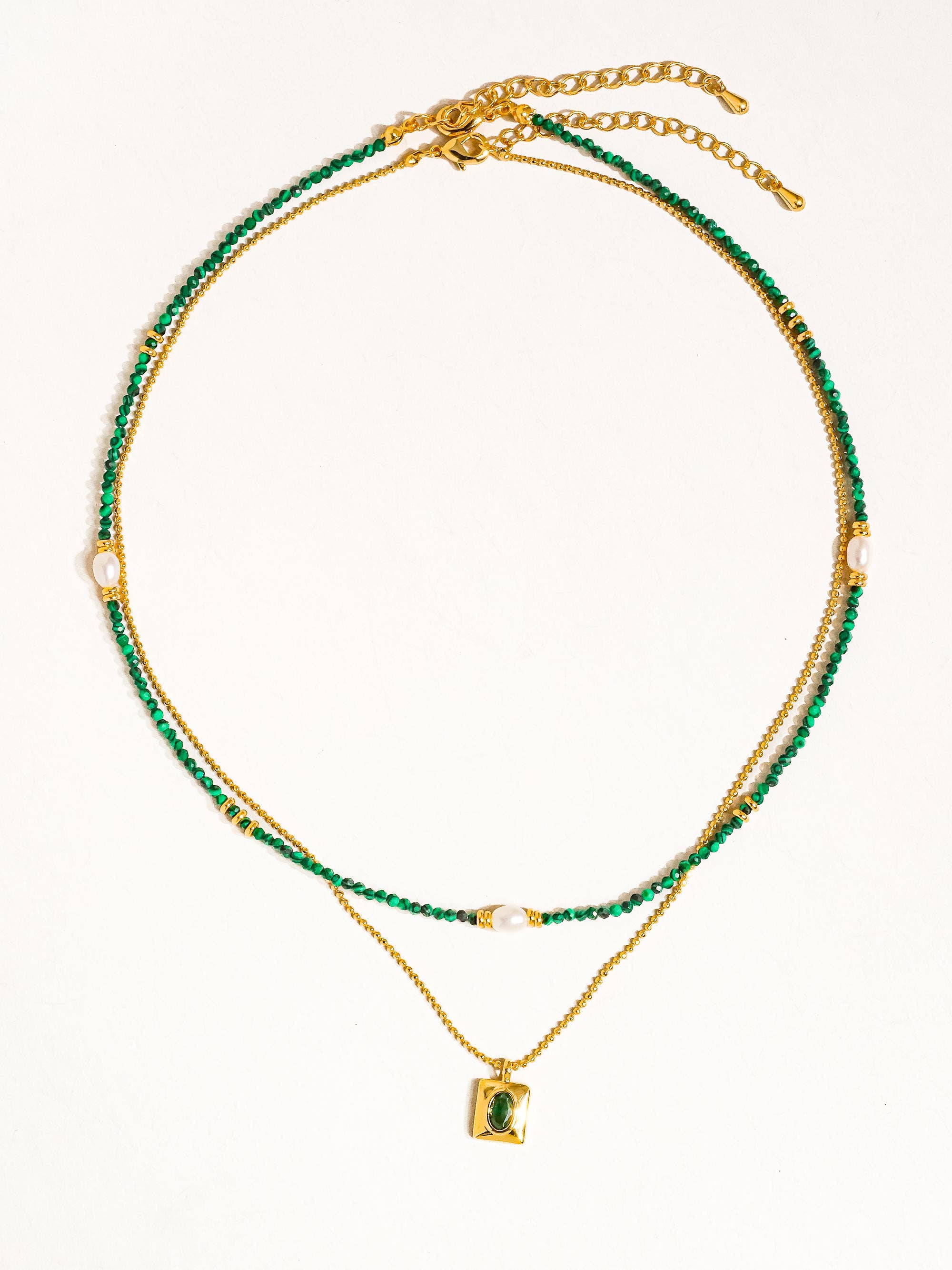 Harlynn Beaded Layer Necklace