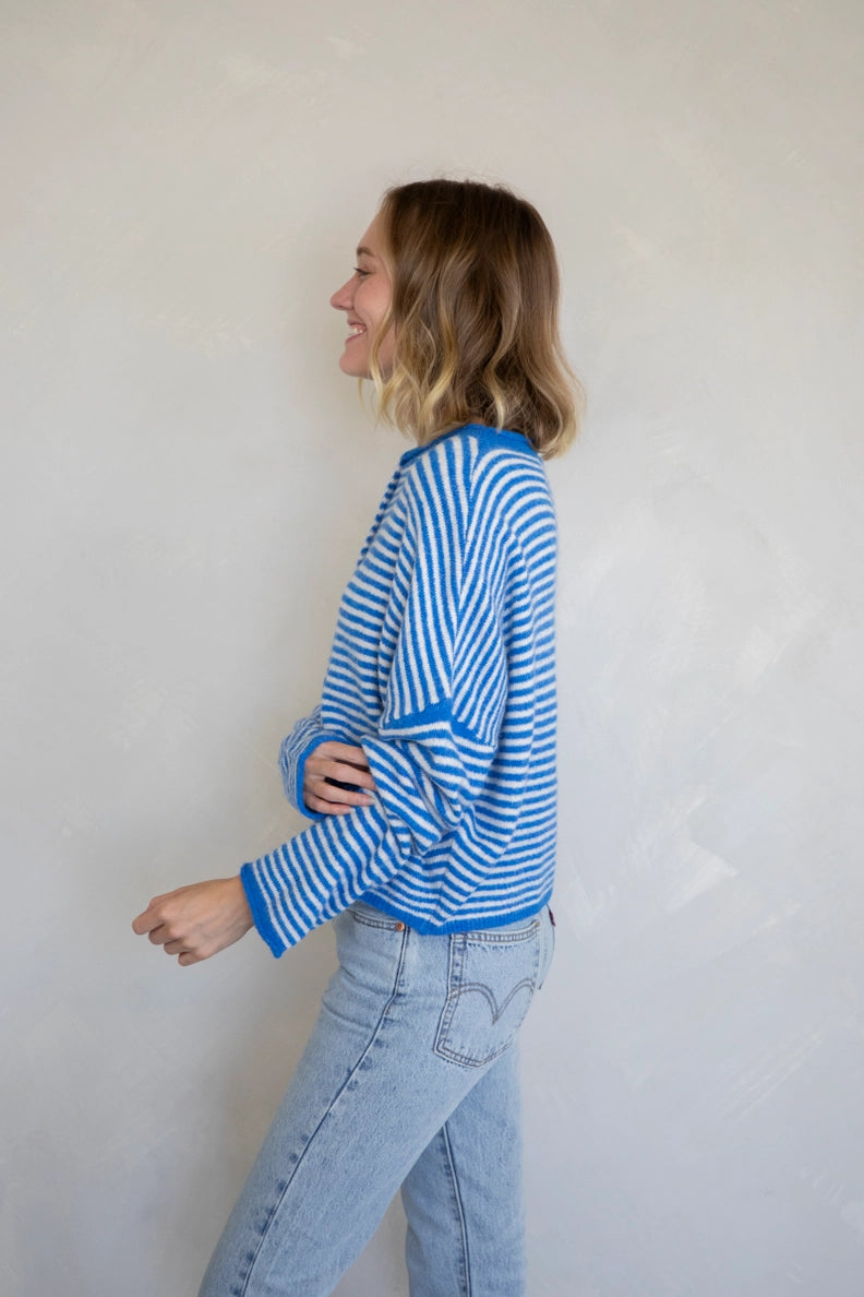 Mini Stripe Piper Cardigan