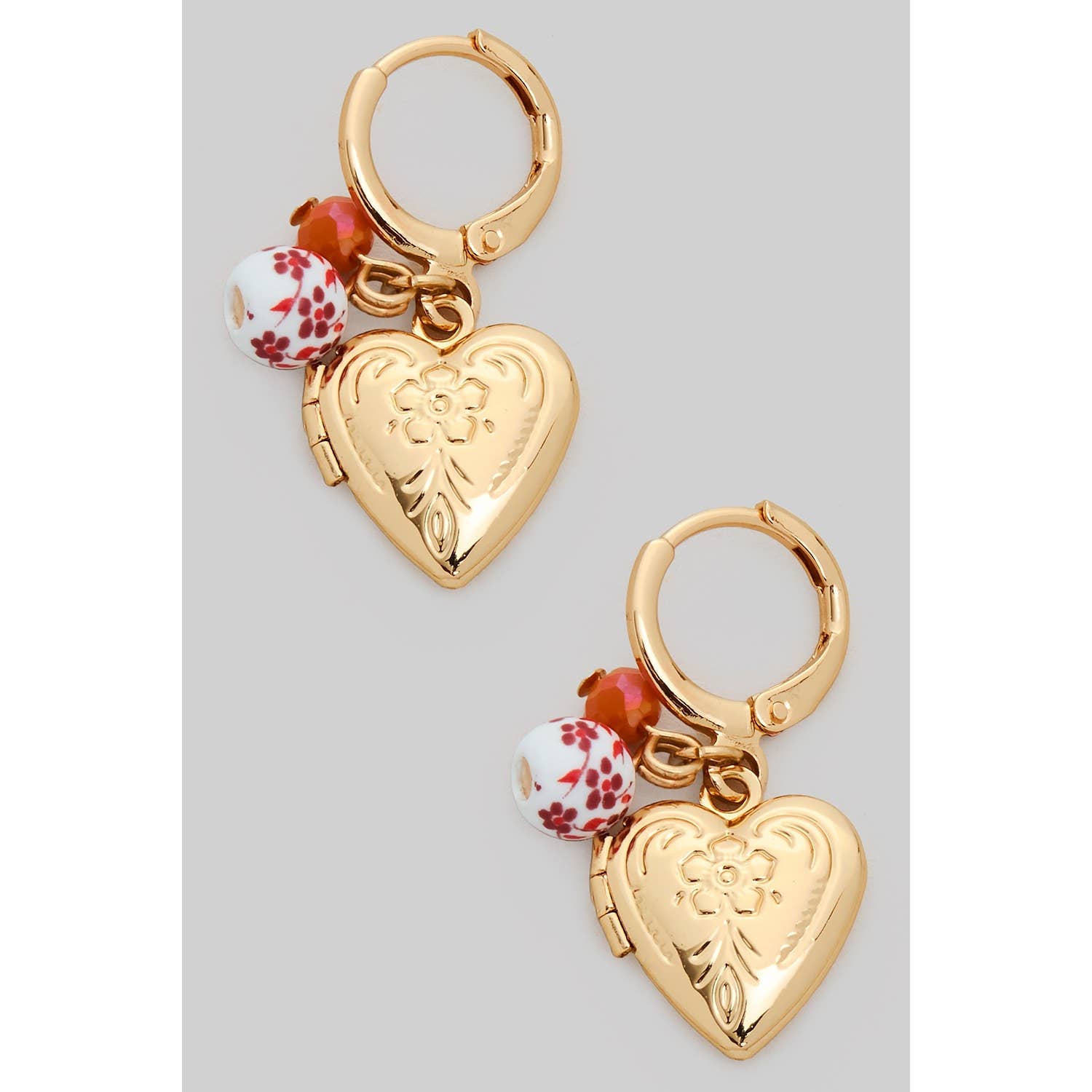 Heart Locket Earrings