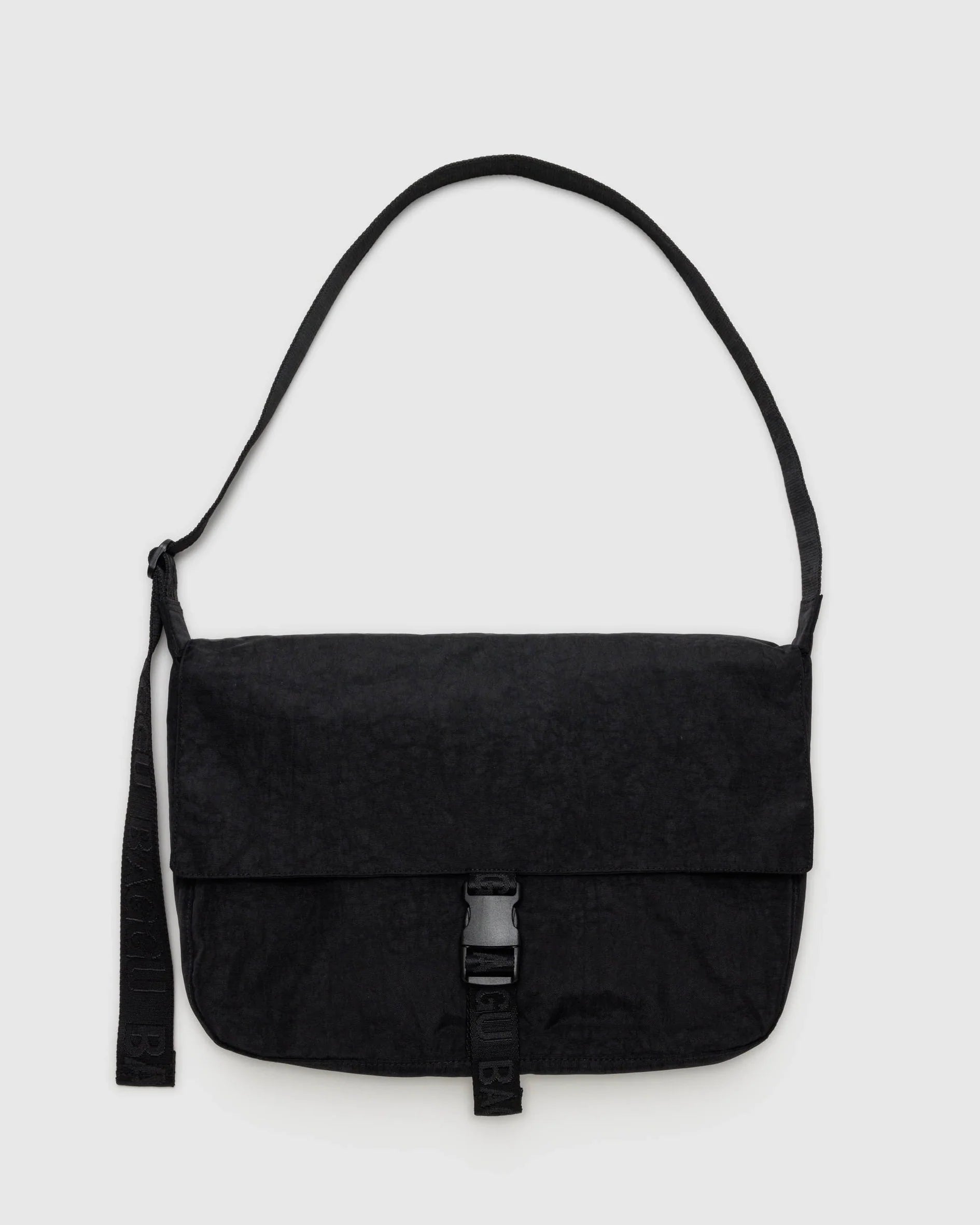 Baggu Nylon Messenger Bag - Black - Proper