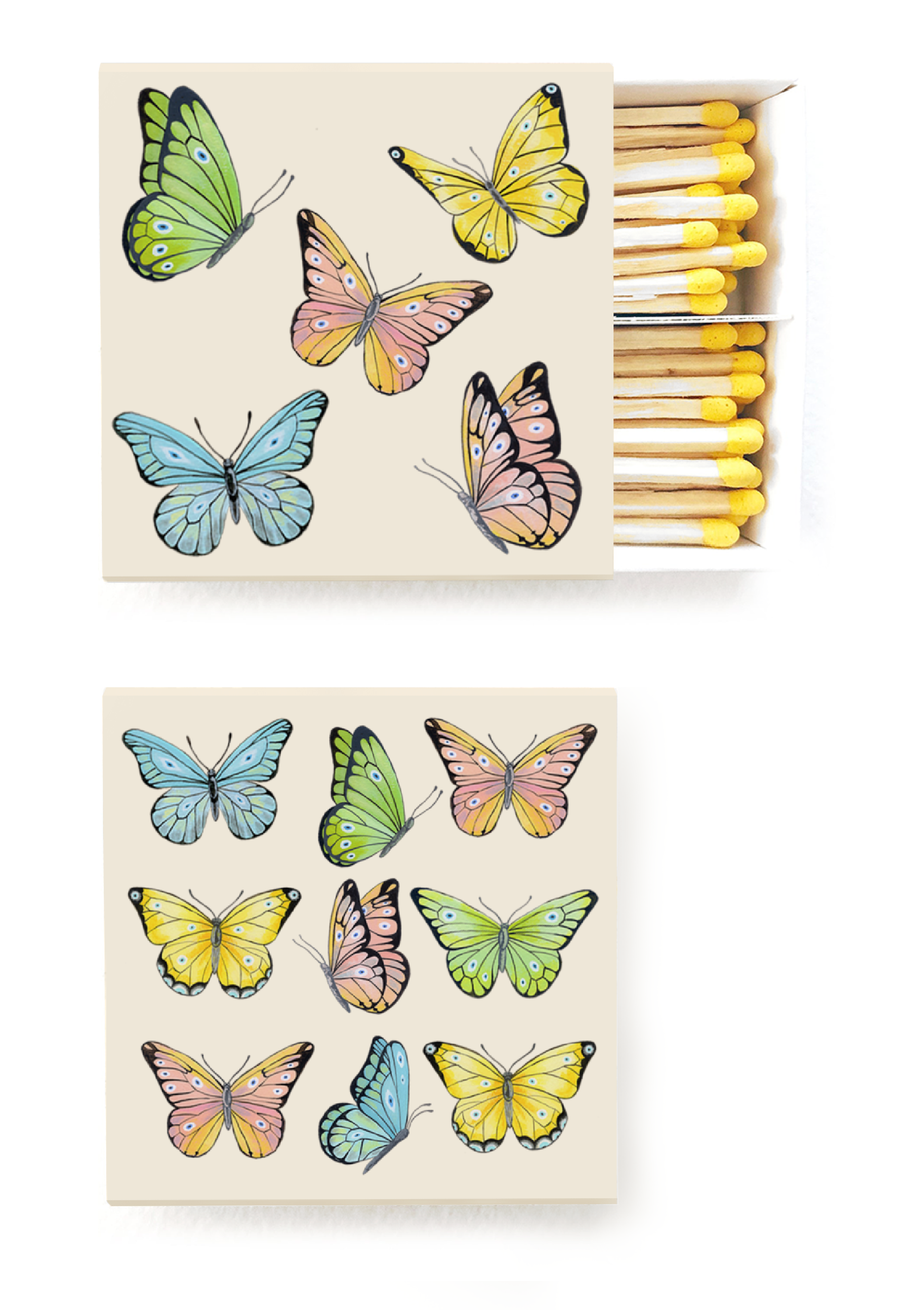 Butterflies Matchbox - Proper