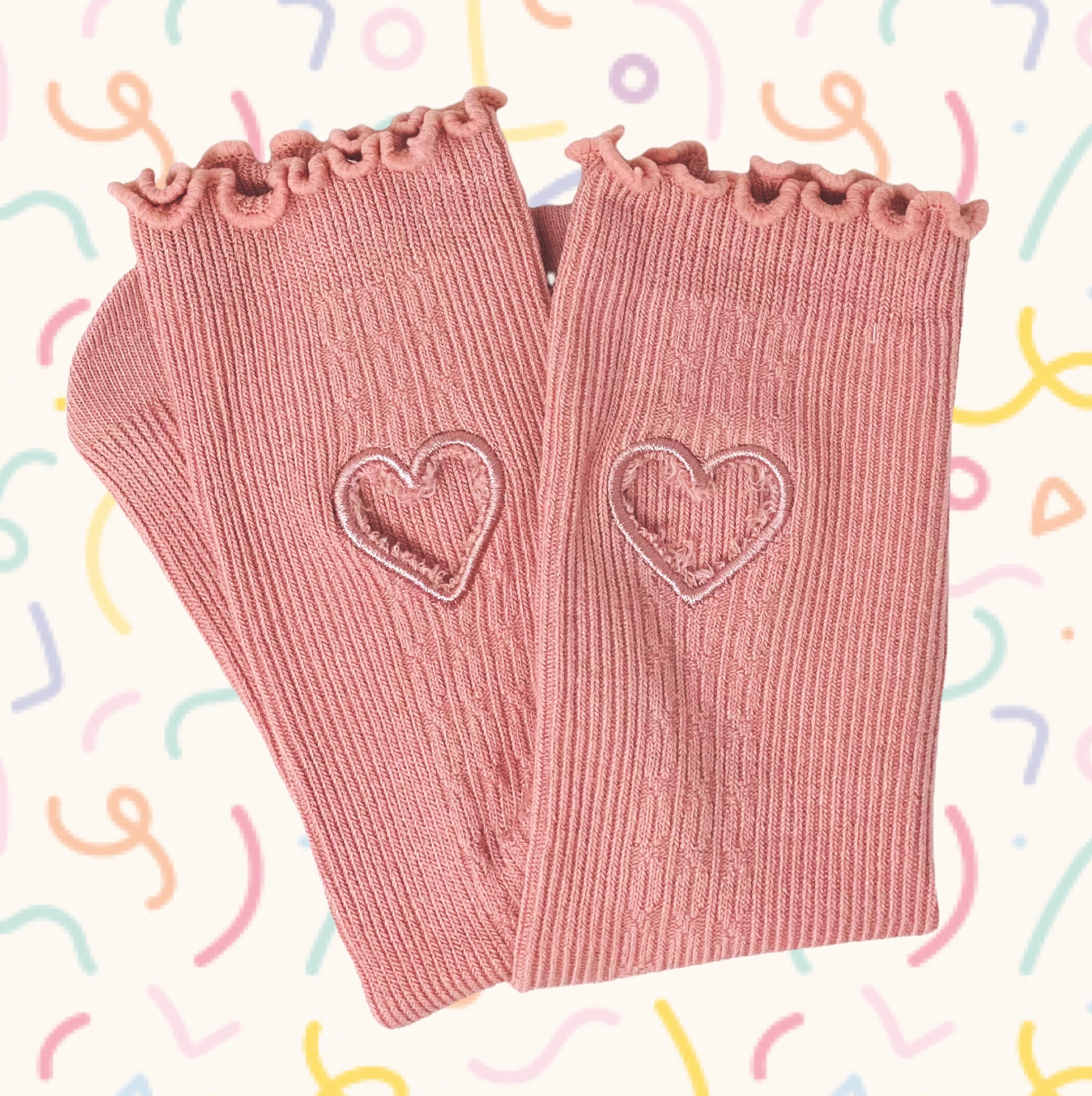 Hole in my Heart Socks