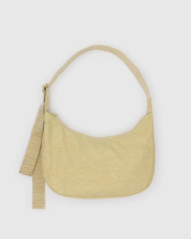 Baggu Medium Nylon Crescent Bag - Butter