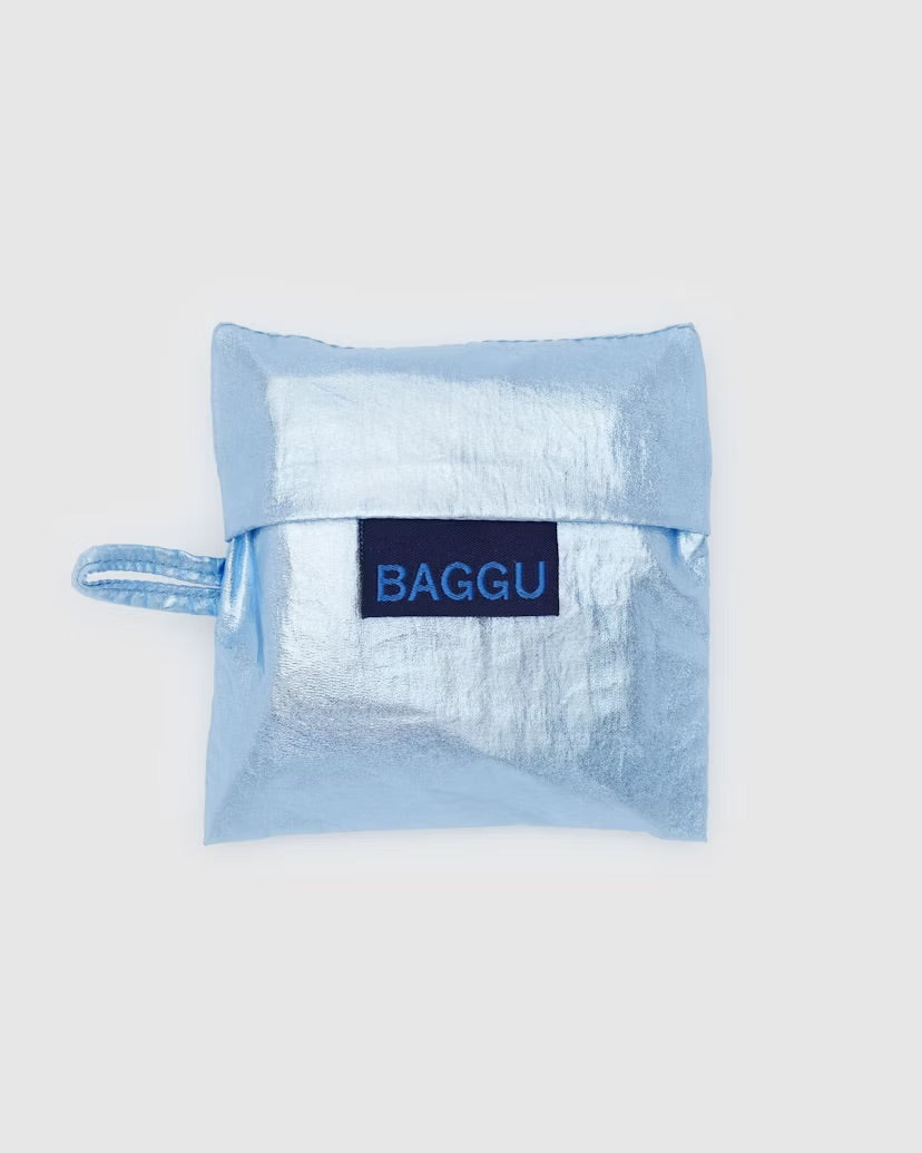 Baby Baggu - Metallic Light Blue