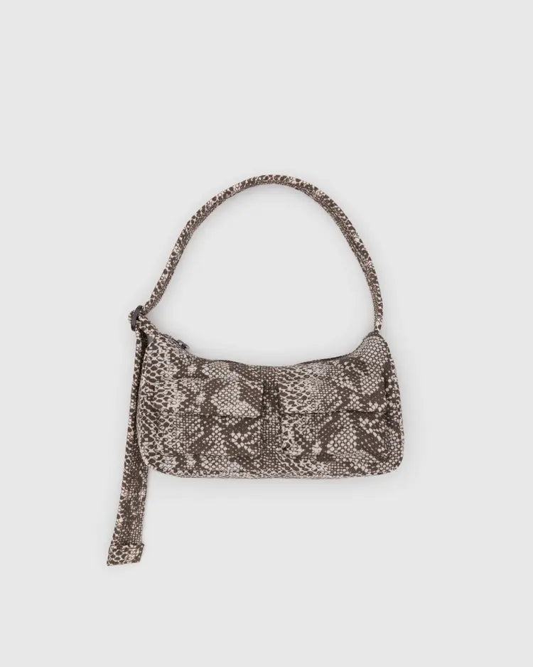 Baggu Cargo Shoulder Bag - Snakeskin