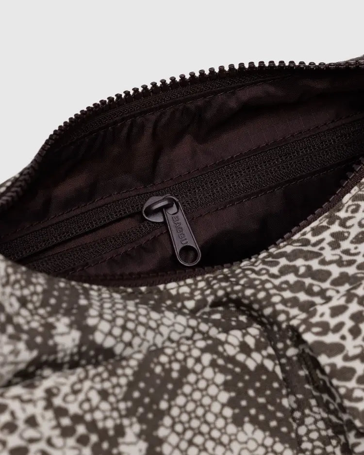 Baggu Cargo Shoulder Bag - Snakeskin