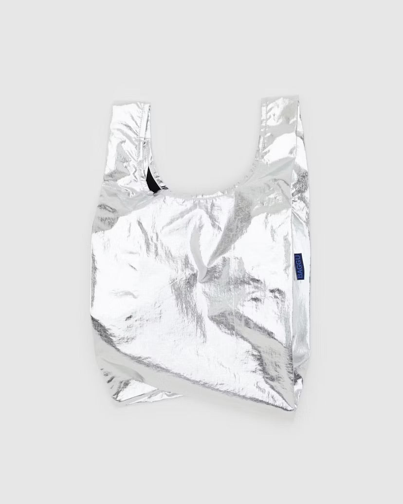 Baby Baggu - Silver Metallic