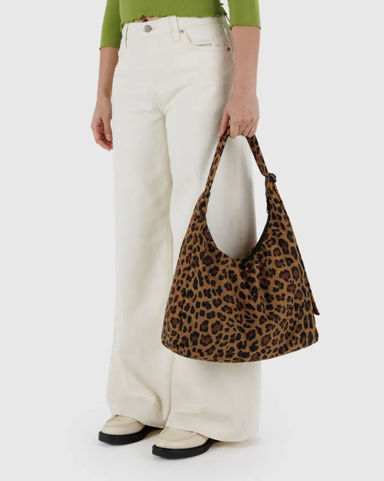 Baggu Nylon Shoulder Bag - Leopard