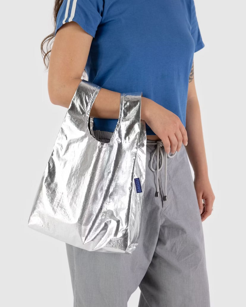 Baby Baggu - Silver Metallic