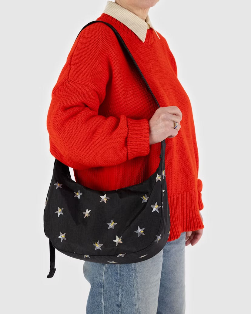 Baggu Medium Nylon Crescent Bag -  Stars