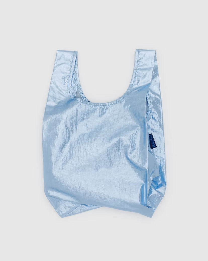 Baby Baggu - Metallic Light Blue